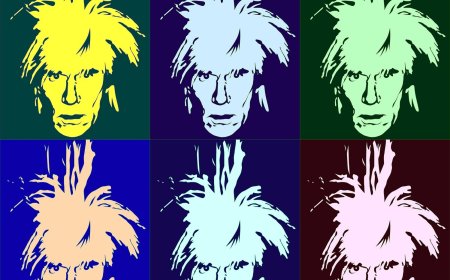 Andy Warhol, the man who invented pop-art